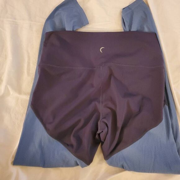 Zyia Active Storm Parallel Luxe Ribbed Ruched Legging Size 8/10 - Picture 9 of 11